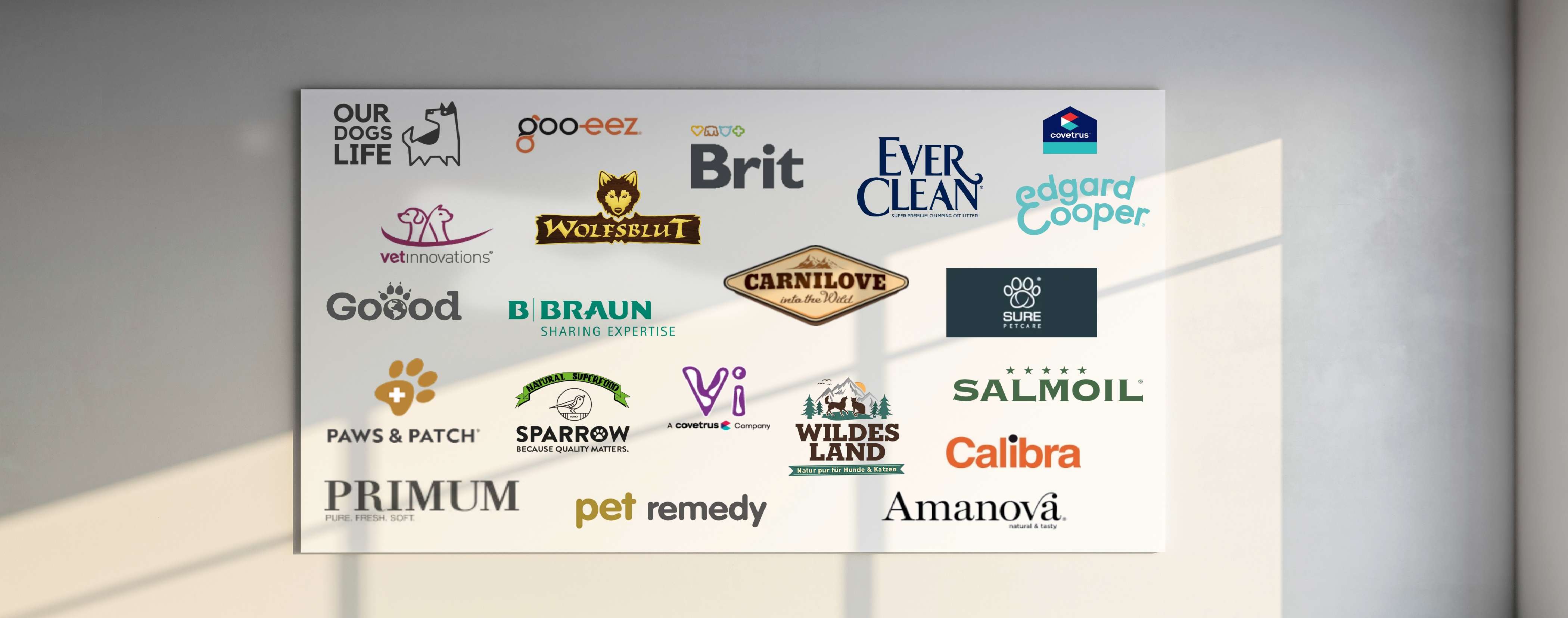 logo collage, tier one logos, werbetafel, Hund Katze Marken, vielfalt logos