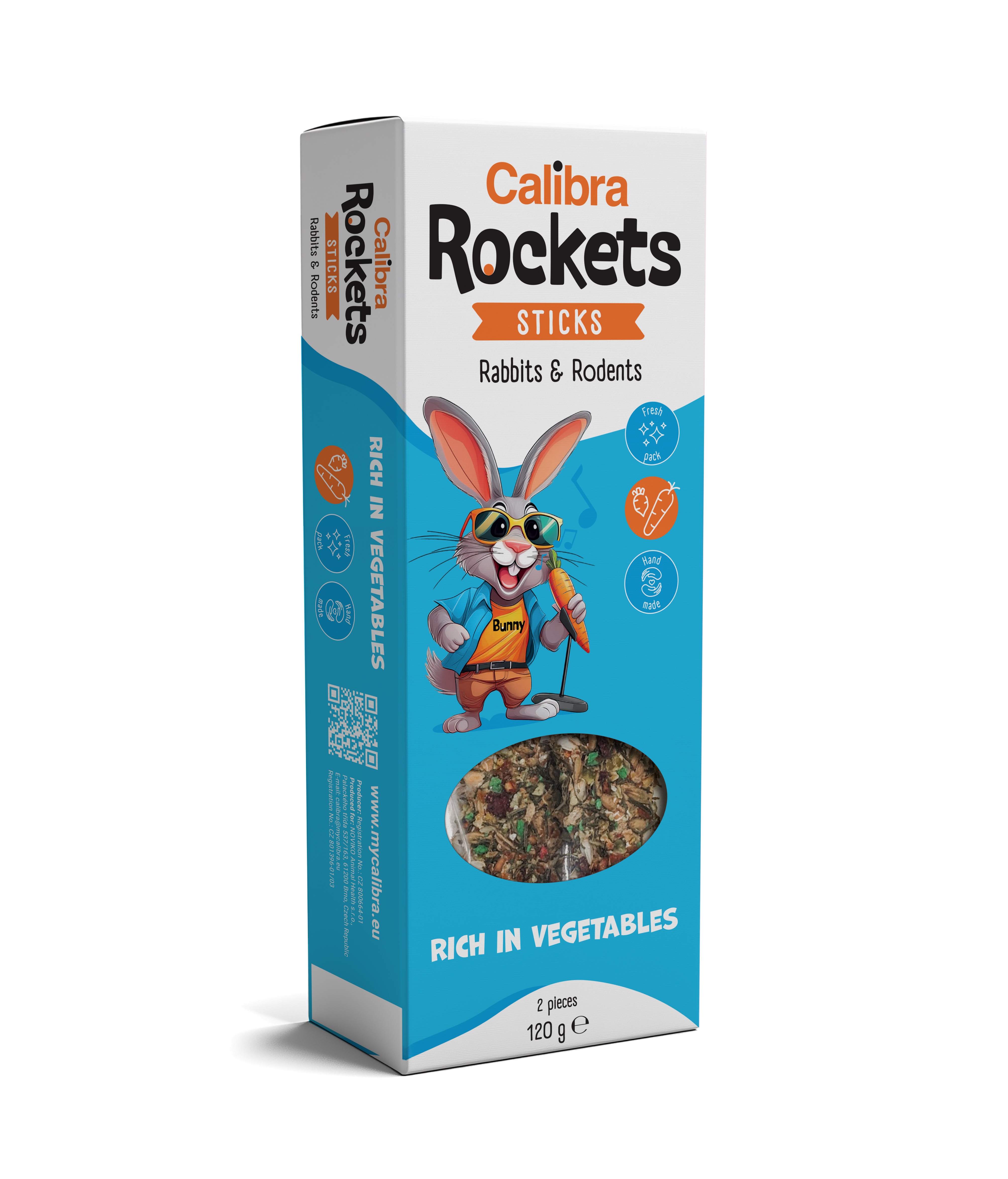 Calibra Rockets Gemüse Sticks Kaninchen & Nagetiere