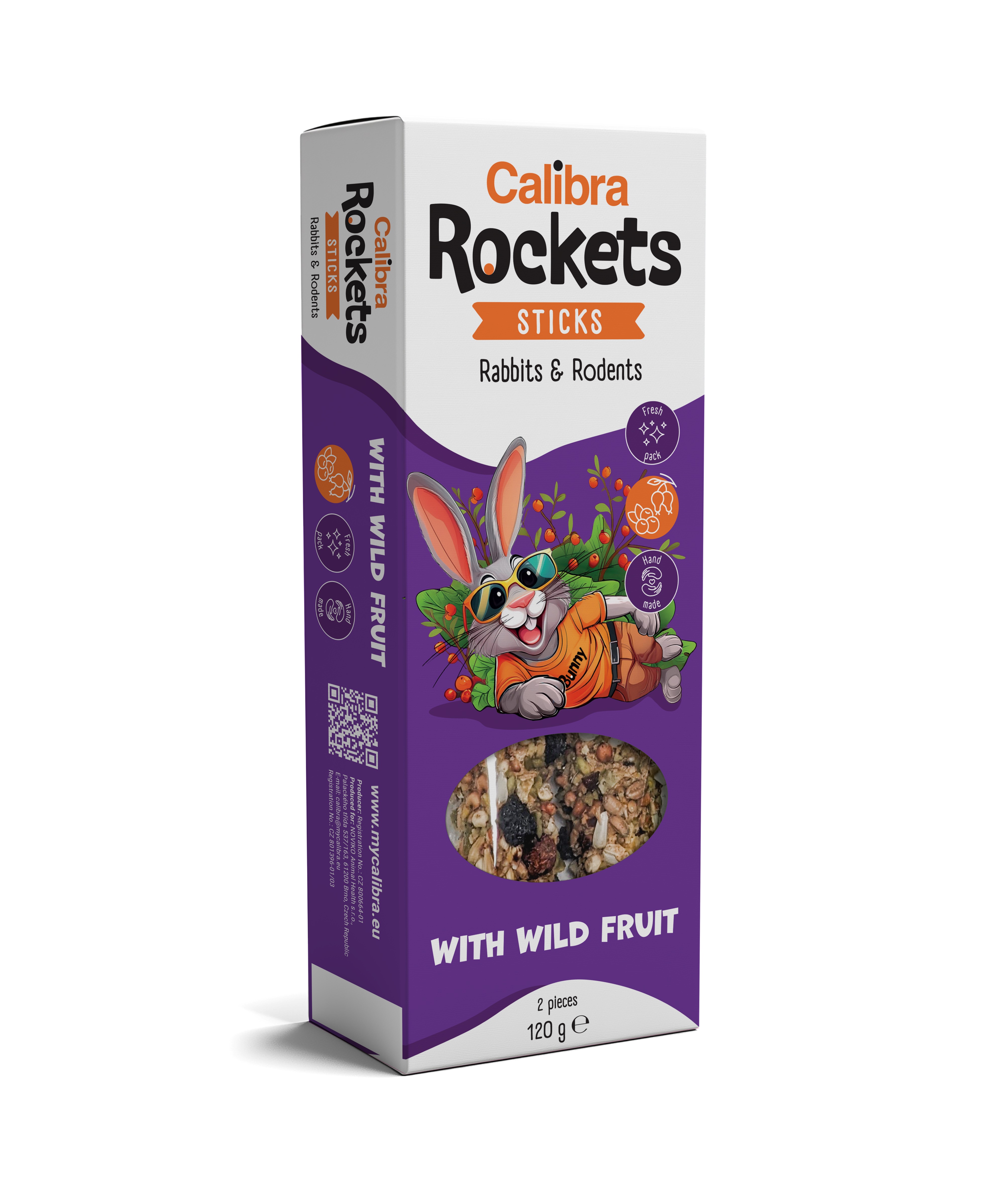 Calibra Rockets Wildfrüchte Sticks Kaninchen & Nagetiere