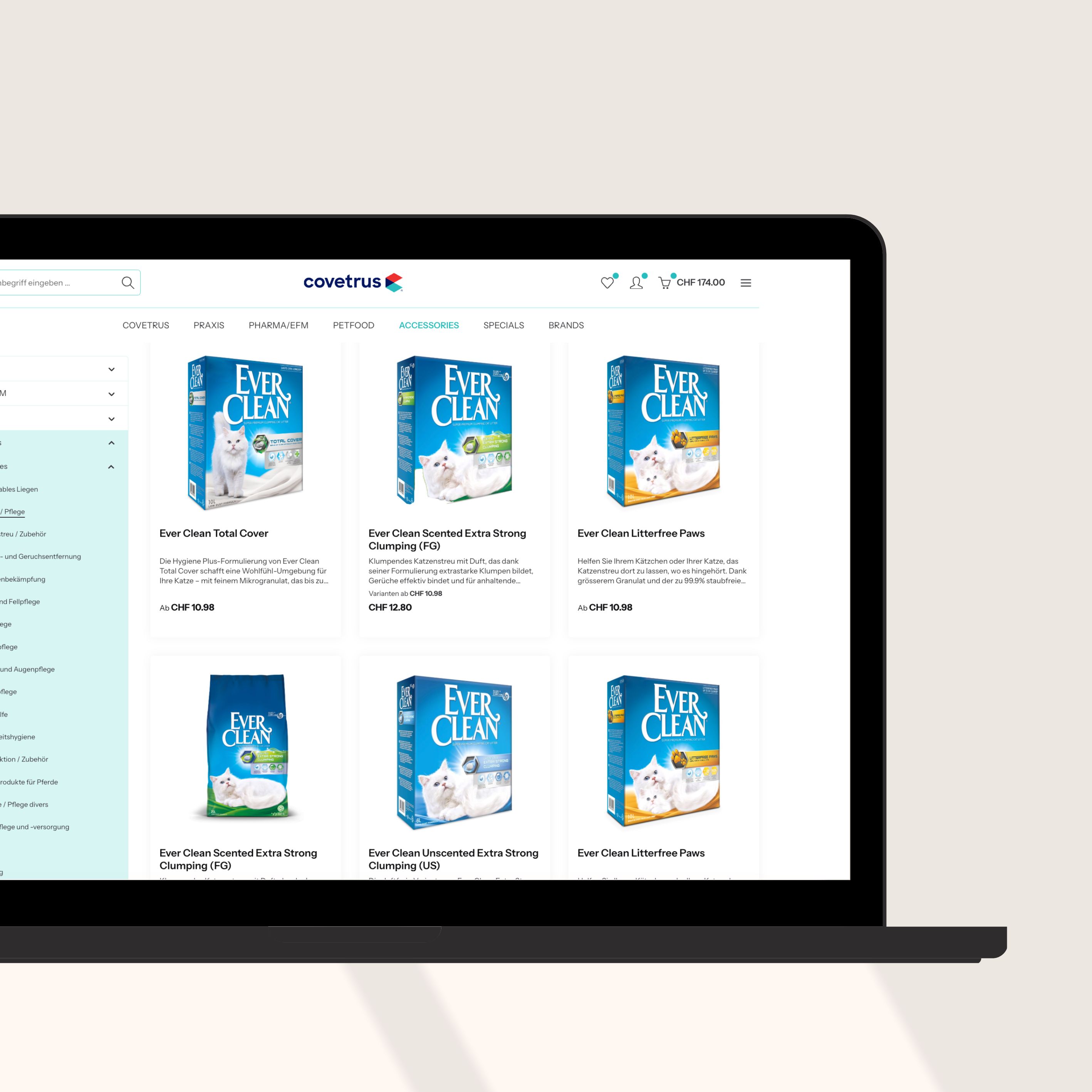 Katzenstreu, Katzenstreukasten, Tierpflege, Katzennahrung, Ever Clean