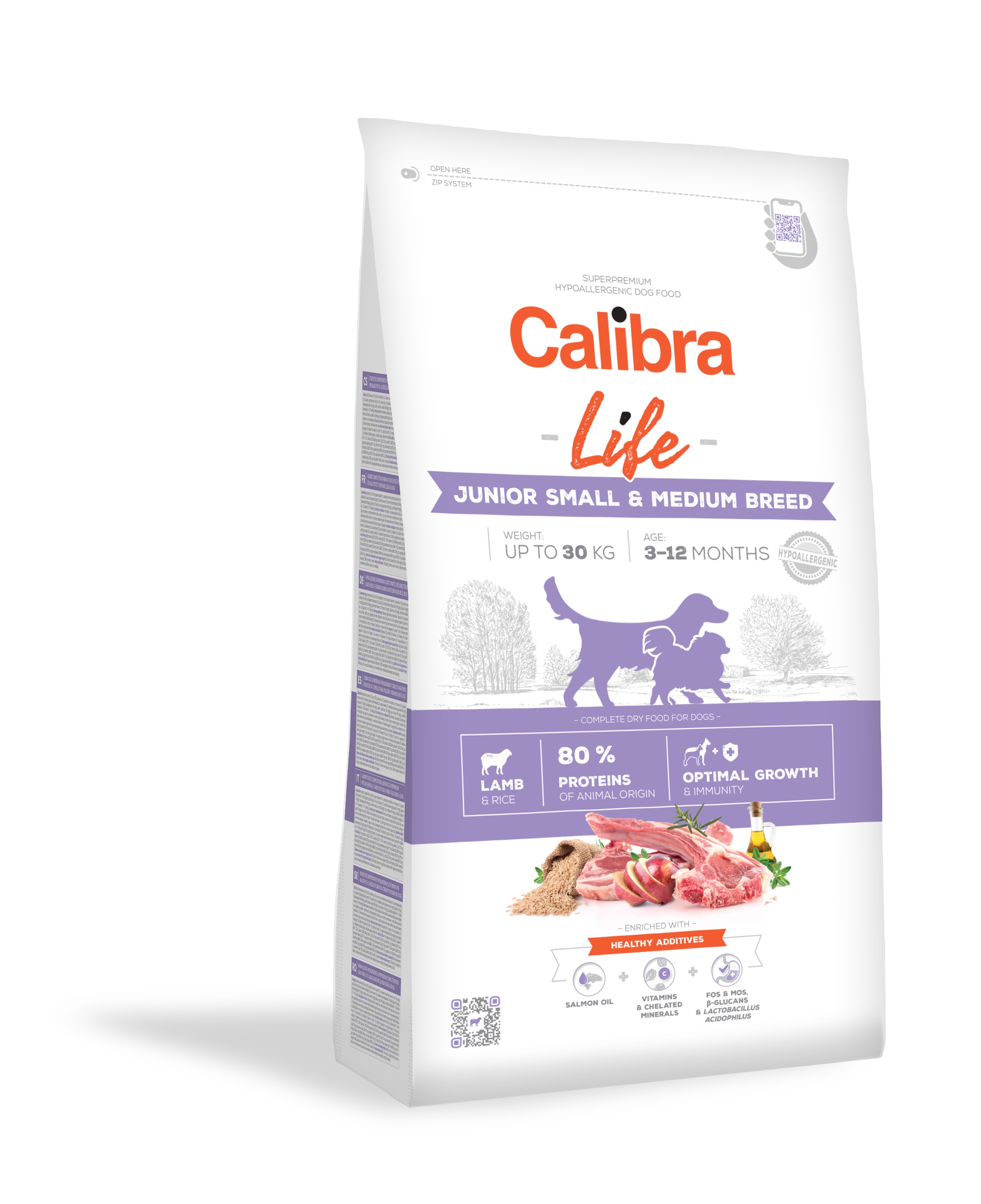 Calibra Superpremium Life Canine Junior Small&Medium Breed Lamb